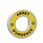 Skilt gul med fransk tekst "ARRET D'URGENCE" med indbygget LED med 1 farve (rød) for Ø22 mm nødstophoveder 24V ZBY9W2B130 miniature