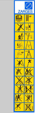 Sign for all ladders 829855