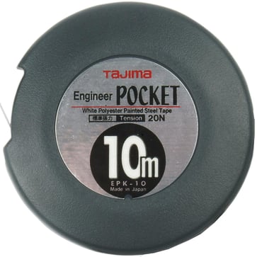 Pocket båndmål 10M FIG 4 KL 1 Rustfrit stål 101510