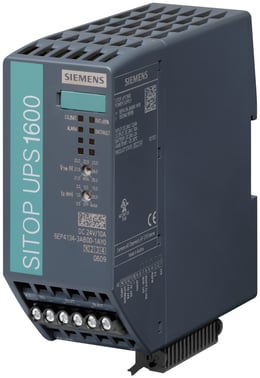SITOP, uafbrudt strømforsyning DCUPS1600 24 V/10 A DC, USB 6EP4134-3AB00-1AY0