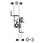 Geberit Uniflex assembly element, floor drain 457.534.00.1 miniature