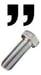 Hex bolts UNC fully threaded zinc plated 8.8