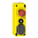 Trykknapkasse komplet i lysegrå med gult låg der indeholder nødstop, trykknap med mærkning og 230V udtag XALFK2001E miniature