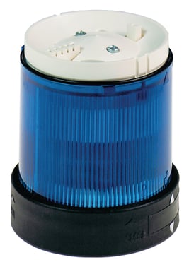 Harmony XVB Ø70 mm lystårn, lysmodul med fast LED lys og 24VAC/DC i blå farve XVBC2B6