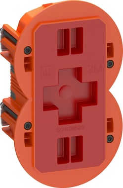 LK FUGA Air Slim forfradåse 2 modul, orange 504D3520