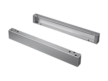 Base/plinth components, front and rear, 100 mm Stainless steel for TS, SE TS 8701000