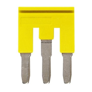Cross bar for terminal blocks 4mm² push-in plusmodels 3 poles yellow color XW5S-P4.0-3YL 669993