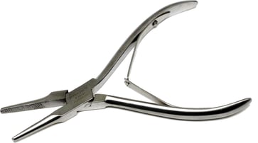 5" Pliers Serated Jaws w/ Spring Loaded Handle, Steritool Stainless Steel 4610121SS