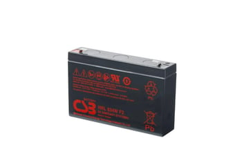 UPS bly batteri HRL (High Rate Long Life) 6V-8,1Ah HRL634W