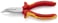 Knipex Fladrundtang m/skær 160 mm, 25 26 160 25 26 160 miniature