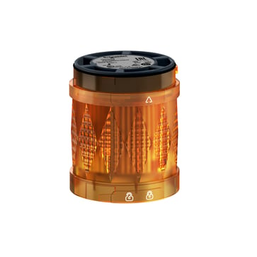 Harmony XVU Ø60 mm LED lysenhed med kraftig flash i orange farve 24 V AC/DC XVUC65