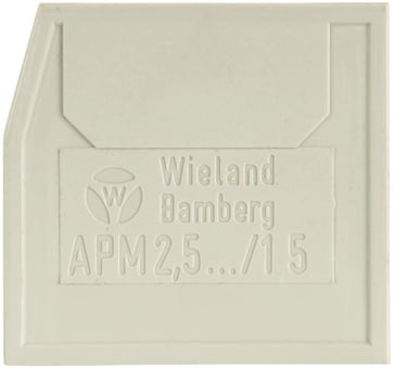 End plate APM 2,5 F/15 07.311.0653.0