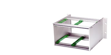 Panel mounting enclosure IP20/NEMA 1 in aluminum for 19" FDK:083F5033