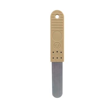 Feeler gauge 0,50 mm with plastic handle (beige) 10590050