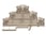 Tension clamp beige 3-way ZDLD 2.5-2N 1782300000 miniature