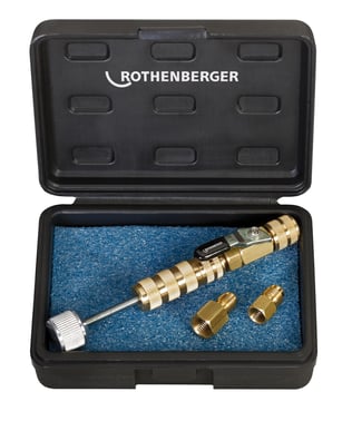 Rothenberger Schrader valve tool + 1/4" + 5/16" adaptor RO-87800