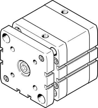 Festo Kompaktcylinder ADNGF-80-10-P-A 554277