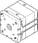 Festo Kompaktcylinder ADNGF-80-10-P-A 554277 miniature