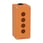 Harmony tom trykknapkasse i orange metal med 4 x Ø22 mm huller for trykknapper og 2 x M25 forskruninger 175 x 80 x 77 mm XAPO3504 miniature