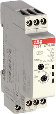 CT-ERD.22 Tidsrelæ 24-48VDC/24-240VAC 1SVR500100R0100