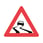 Warning sign A31 slippery road 102703 miniature