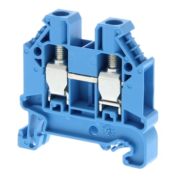 Feed-through DIN rail terminal block with screw connection formounting on TS 35; nominal cross section 6mm² XW5T-S6.0-1.1-1BL 669304