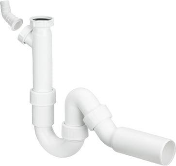 Viega pipe odour trap 1½" x 50 mm white, 101206 101206