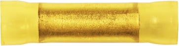 Pre-insulated through connector A4652SK, 4-6mm², Yellow - In bags of 5 pcs. 7288-500503