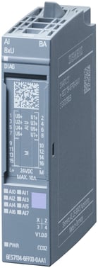 SIMATIC ET 200SP, Analog input modul, AI 8XU basic 6ES7134-6FF00-0AA1
