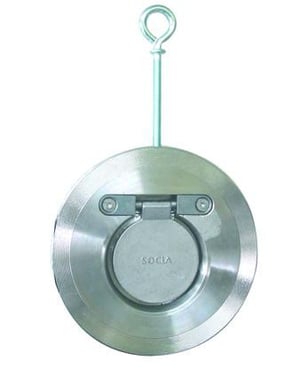 Socla non-return valve singleplated 627V stainless steel PN16 DN125 149F021320