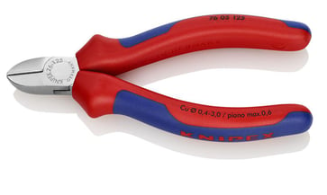 Knipex skævbider til elektromekanikere 125 mm 76 05 125