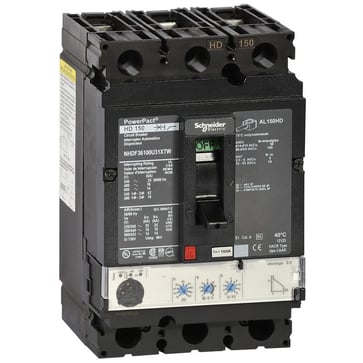 PowerPact multistandard - H-Frame - 150 A - 65 KA - Micrologic 3.0 trip unit NHGF36150U31XTW