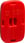 FUGA dåse for indstøbning gul  låg 1,5 modul, rød 104D002320 miniature
