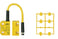 Safety Switch Set , Type: 541110  Alias: PSEN cs4.1p/P… 541110 miniature
