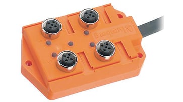 Aktuator-sensor-boks firedobbelt M12 12 A Antal porte 4 ASB 4/LED 5-4-328/5 M 144-75-003