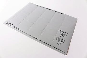 32 Barrier labels sheets IP54 and UL type 12 1029-0001