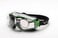 Univet Next Generation Goggle 6X3 green frame w. clear lens 6X3.00.00.00 miniature