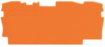 Ende- og mellemplade 1 mm, orange 2004-1392 2004-1392