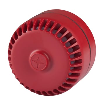Indoor siren 100dB red 9-28VDC, SIR1992-R-LP N54539-Z145-A100