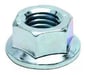 Hexagon flange nuts with serration DIN 6923-8 zinc plated ZN