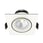 Velia Tilt LED Downlight, 3000K, matt white, square 31121033 miniature