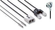 Fiberoptisk sensor, diffus, M6 hexretvinklede hoved, fleksibel R4 fiber, 2m kabel E32-C91N 2M 671062