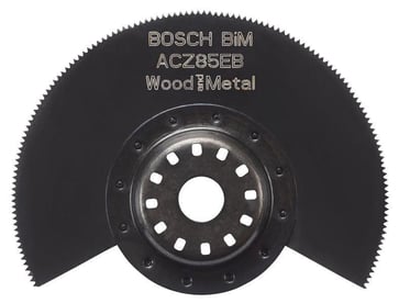 Bosch BIM-segmentsavklinge ACZ 85 EB Wood and Metal 85 mm (Blister pk) 2608661636