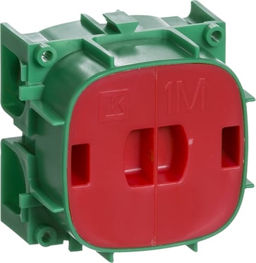 Fuga box build-in 1 module, green 104D0120