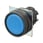 bezel plastic flatmomentary cap color opaque blue  A22NZ-BNM-NAA 662116 miniature