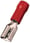 Isoleret spademuffe 2,8x0,8  rød 0,5-1mm² ICIQ128FH miniature