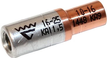 Al/Cu-connector AKS1625-1016, 16-25mm² SM/RM + 10-16mm² 7333-413000