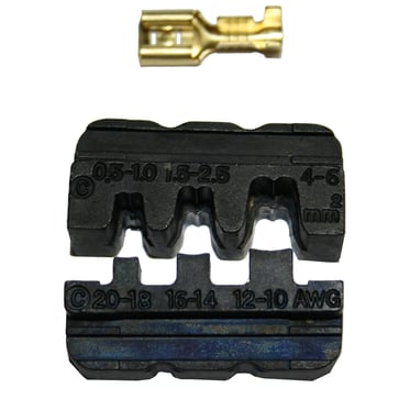 Dies for 106000, forblade terminal connectors 106013