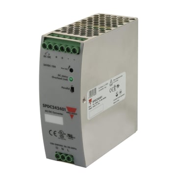 Strømforsyning 10A m/skrueklem Fors: 100-240VAC output 24VDC SPDC242401