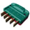 Plug S16 440v  3P+N+J flat, red/green 443110 miniature